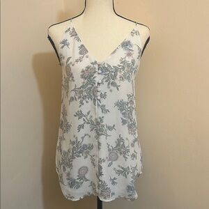 LOFT Racerback Floral Top